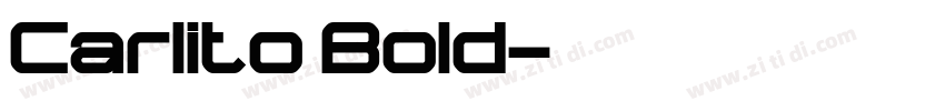Carlito Bold字体转换